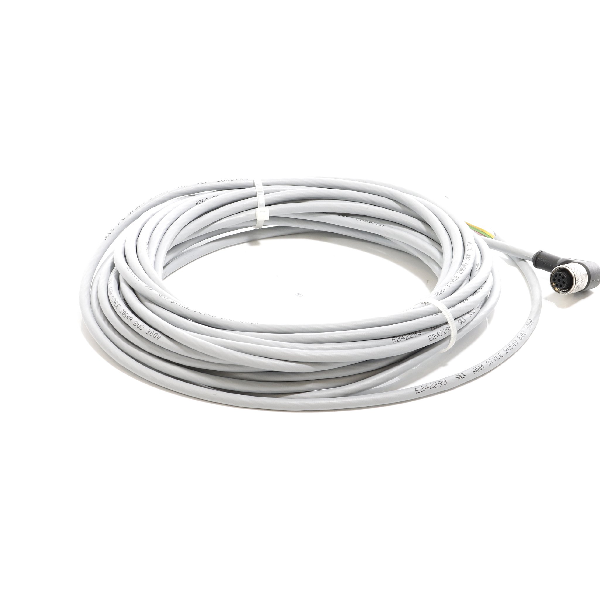 Anschlussleitung mit abgewinkelten Steckverbinder M12 C-M12F08-08X025PU10,0-MA-113189 Neu OVP